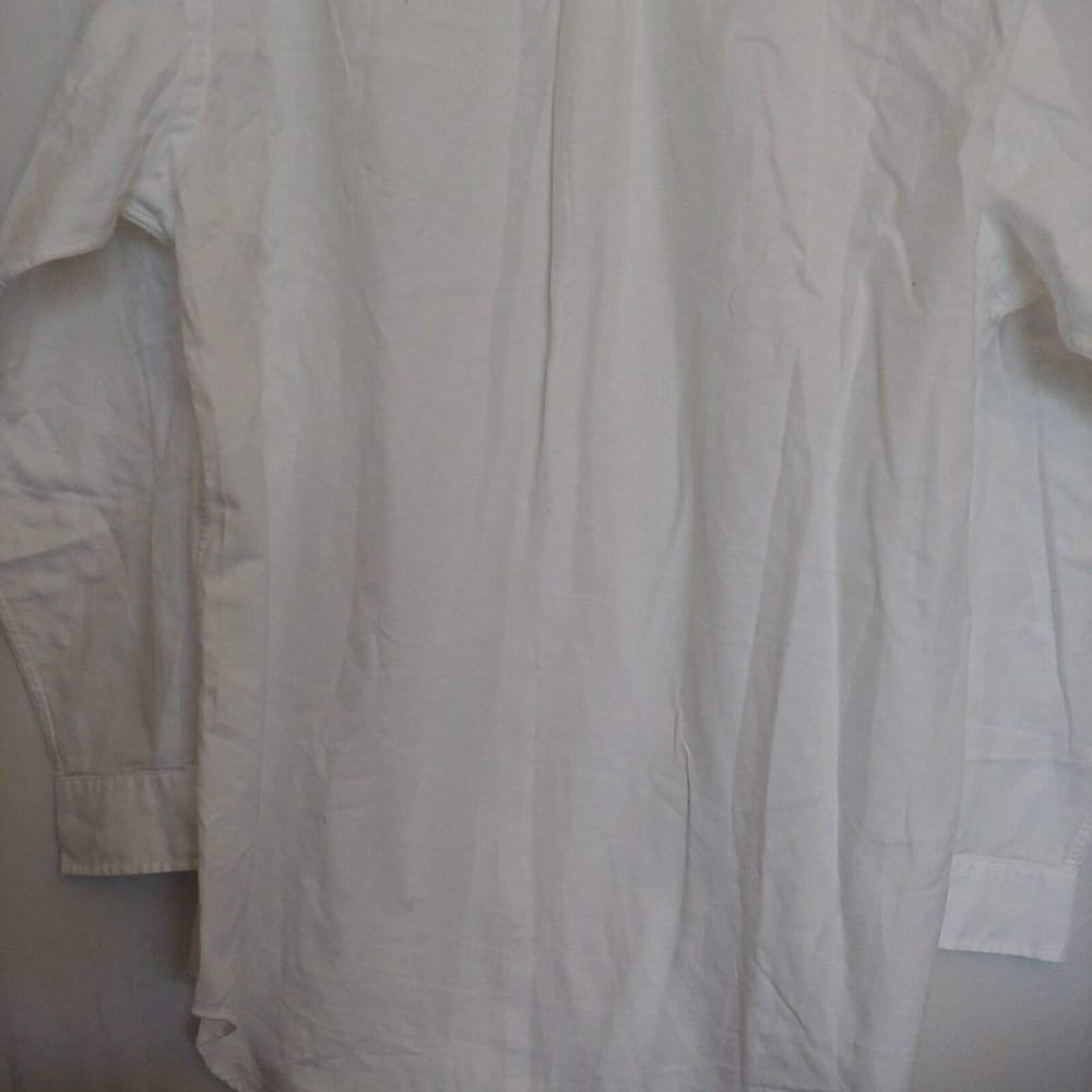 Lauren Ralph Lauren blue label white Yardmouth button shirt size 151/2 32/33 - Picture 9 of 12